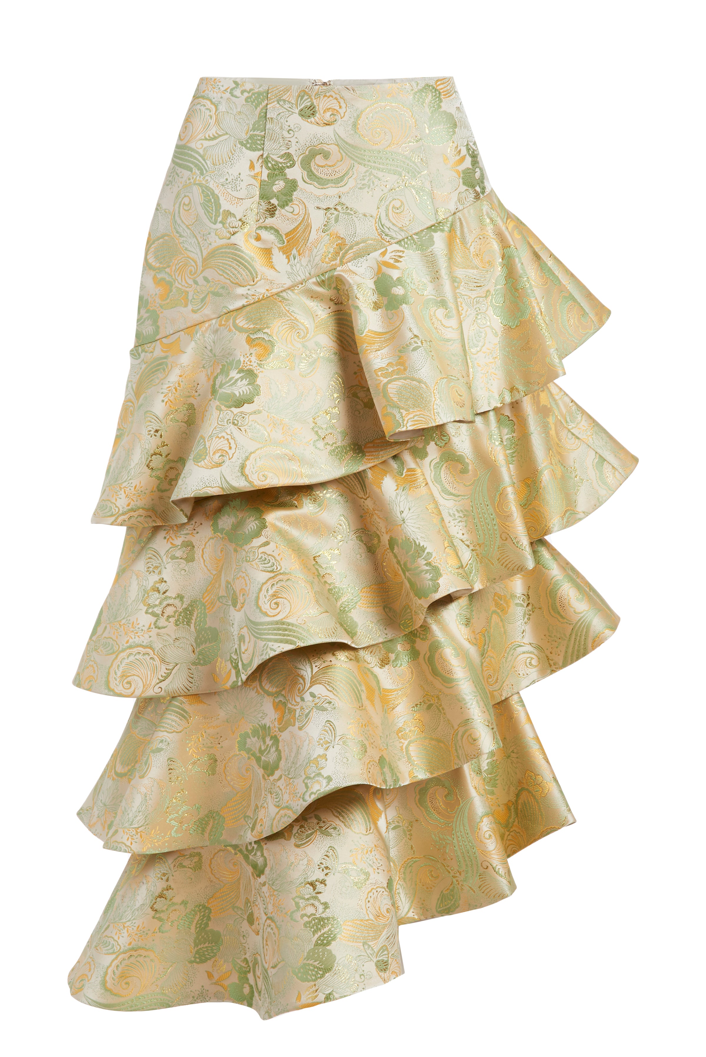 Laura Green Butterfly Brocade Skirt