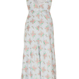 Serafina Blue Floral Corset Dress