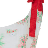 Serafina Blue Floral Corset Dress
