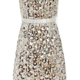 Paulina Hand-Beaded Mini Dress