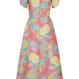 Astrid Sherbet Brocade Midi Dress