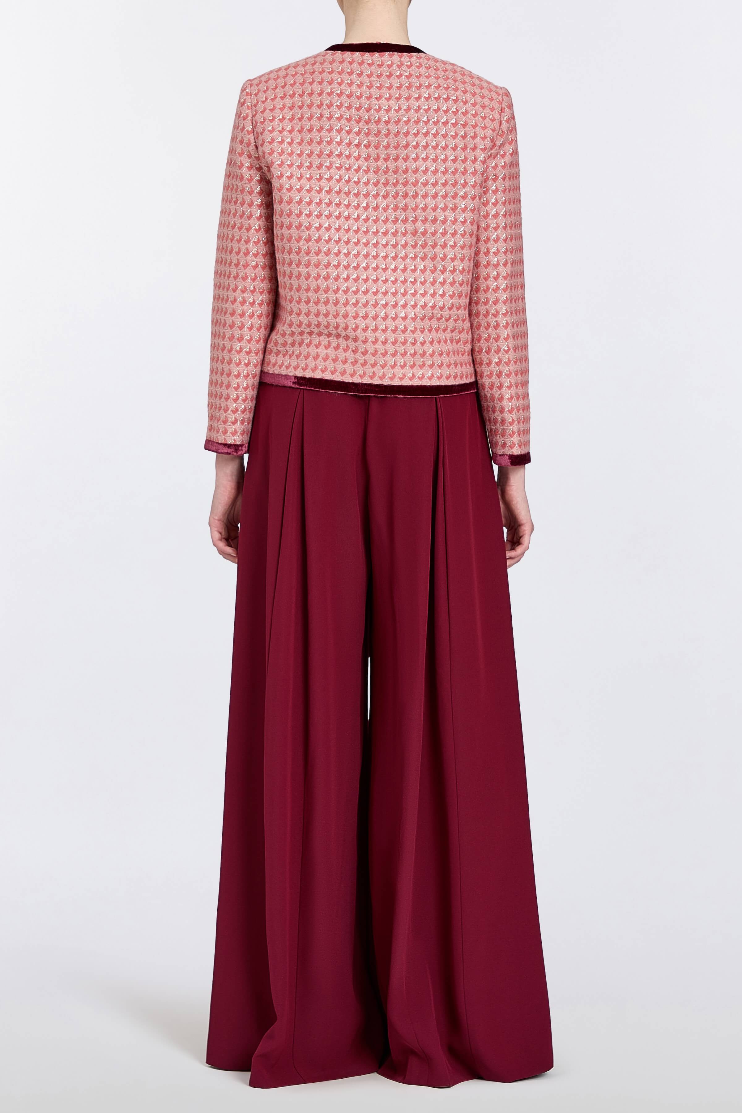 Lois Satin Pleated Wide Leg Pant