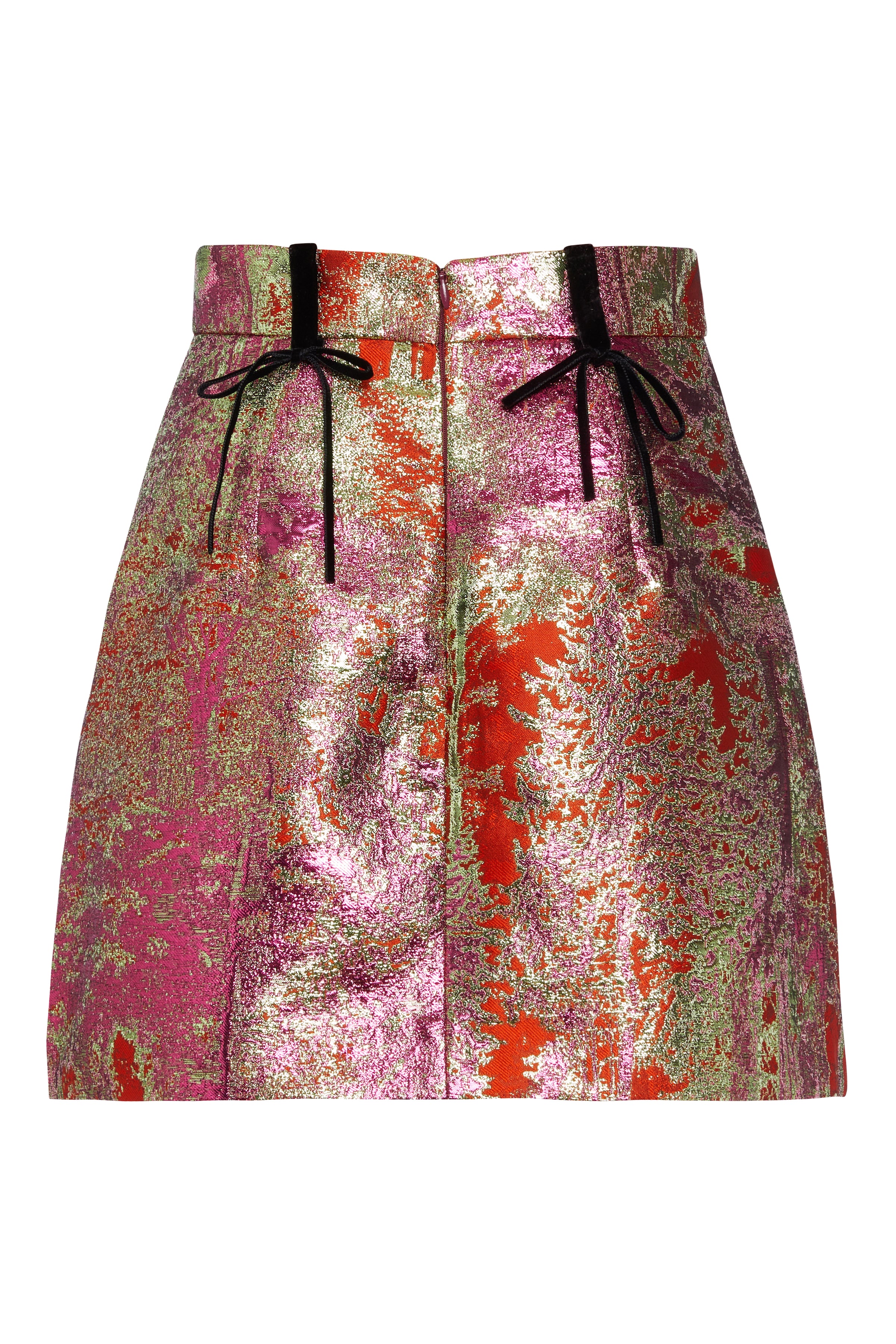 Joan Metallic Brocade Mini Skirt