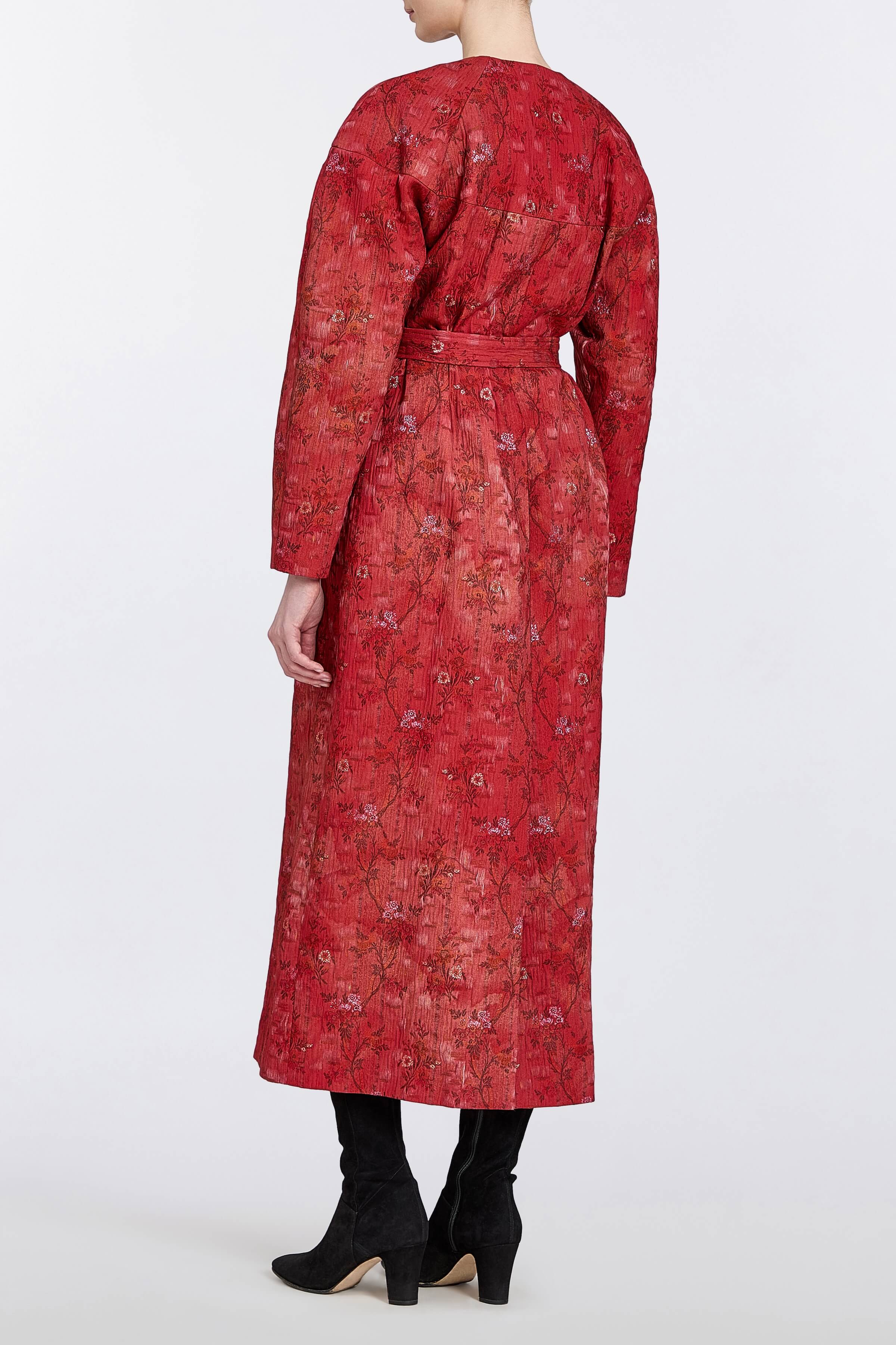 Tilda Brocade Rounded Sleeve Coat