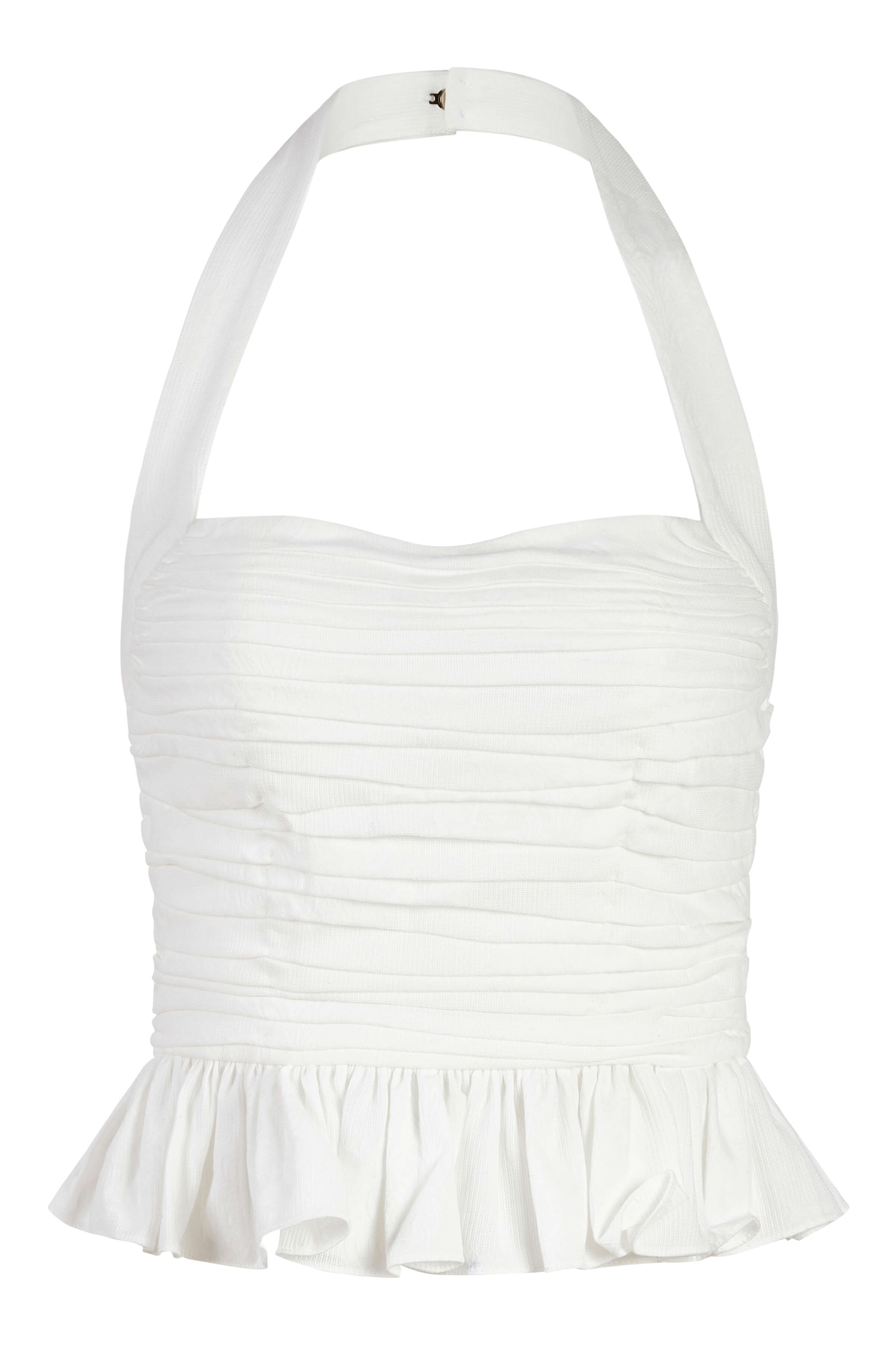 Kit Off White Ruched Top