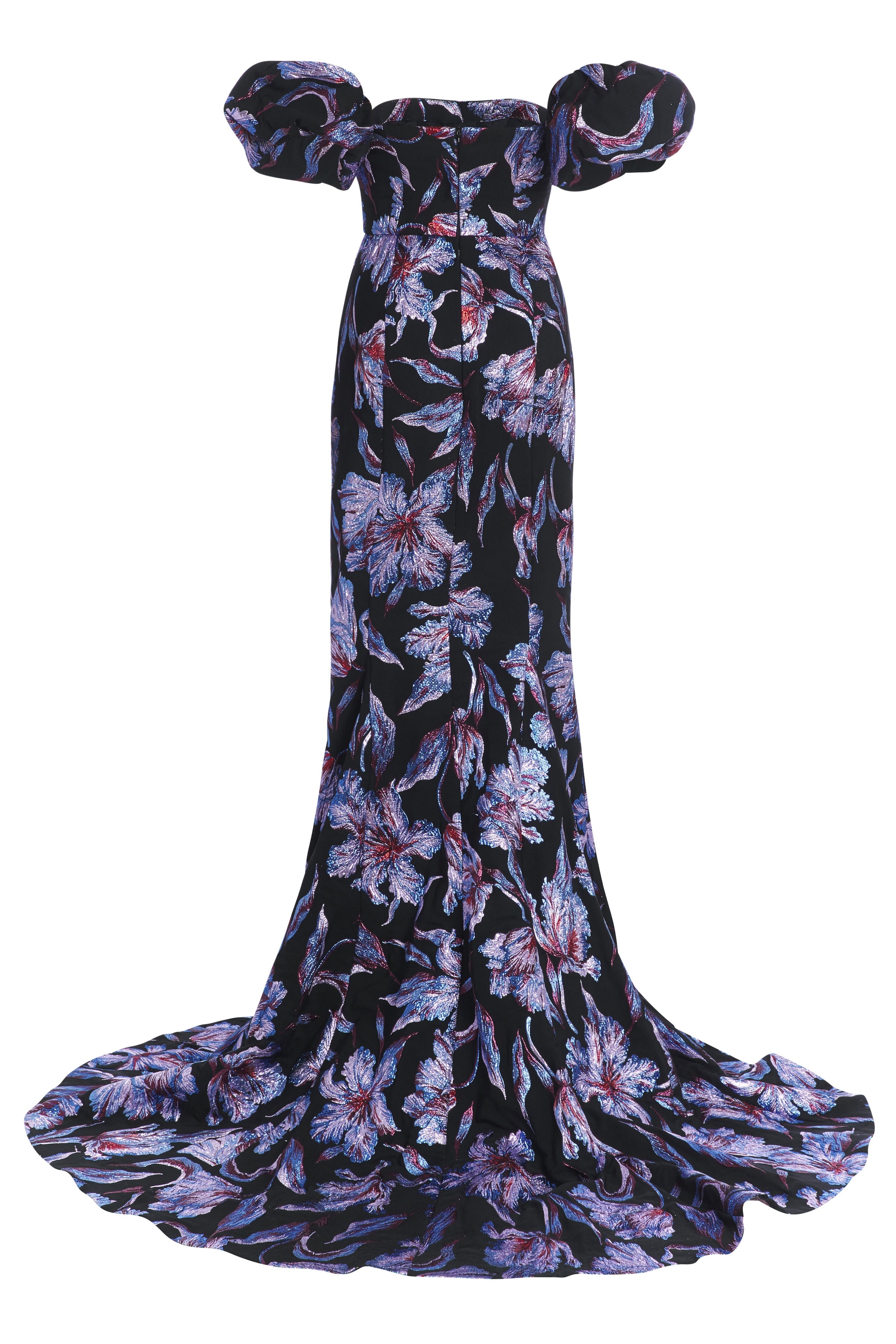 FINAL SALE: Astaire Metallic Brocade Strapless gown
