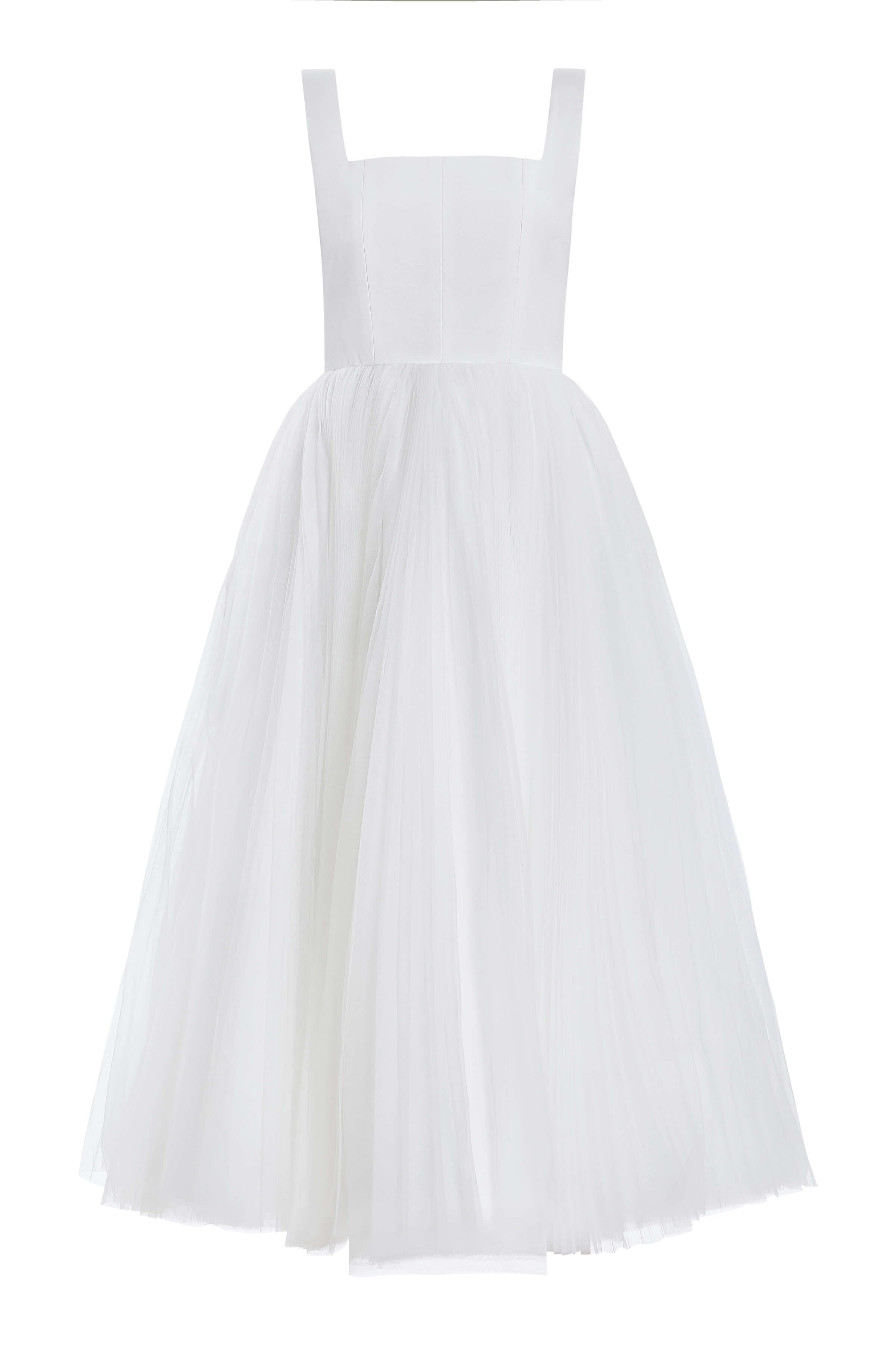Rosea Tulle Skirt Midi Dress