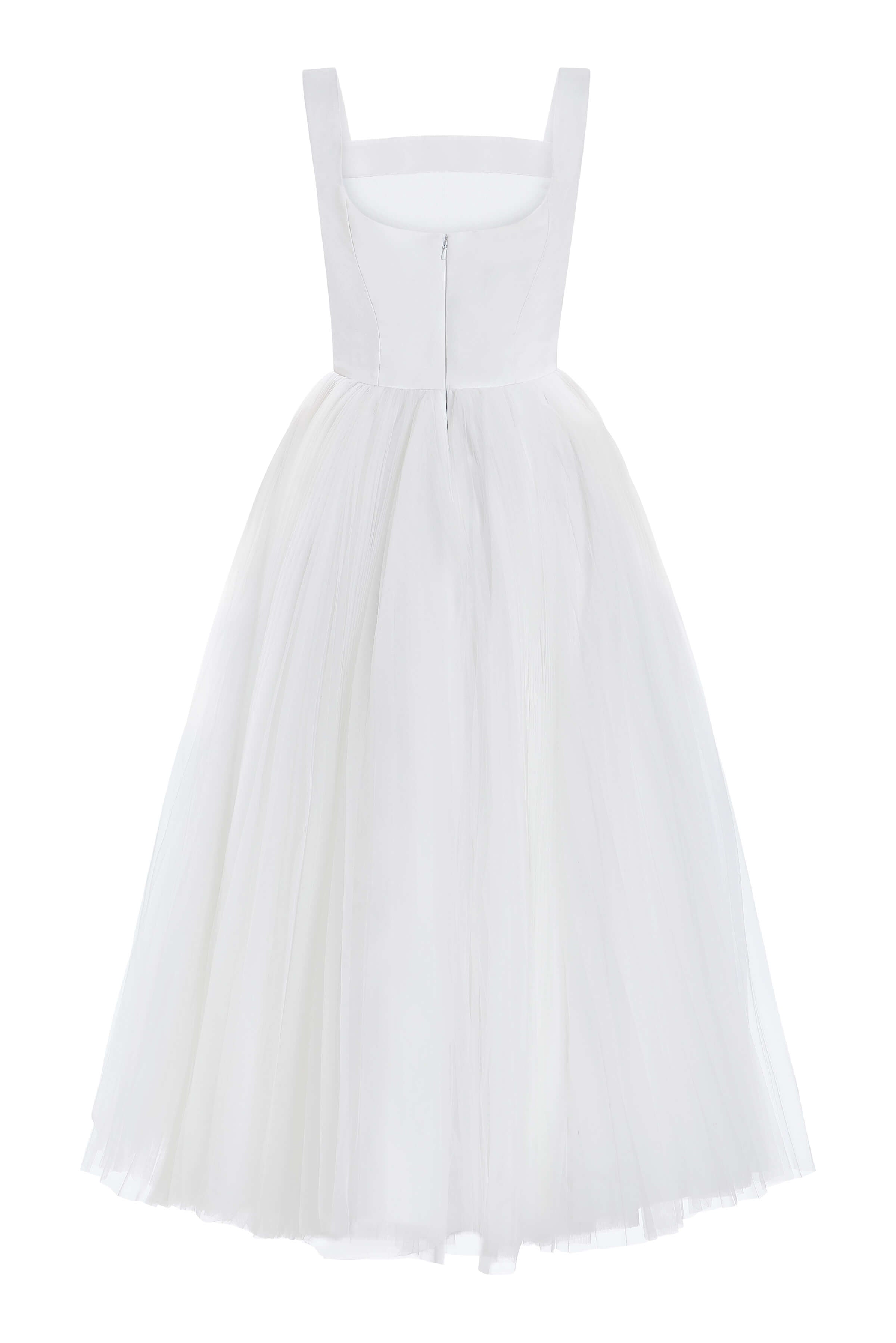 Rosea Tulle Skirt Midi Dress
