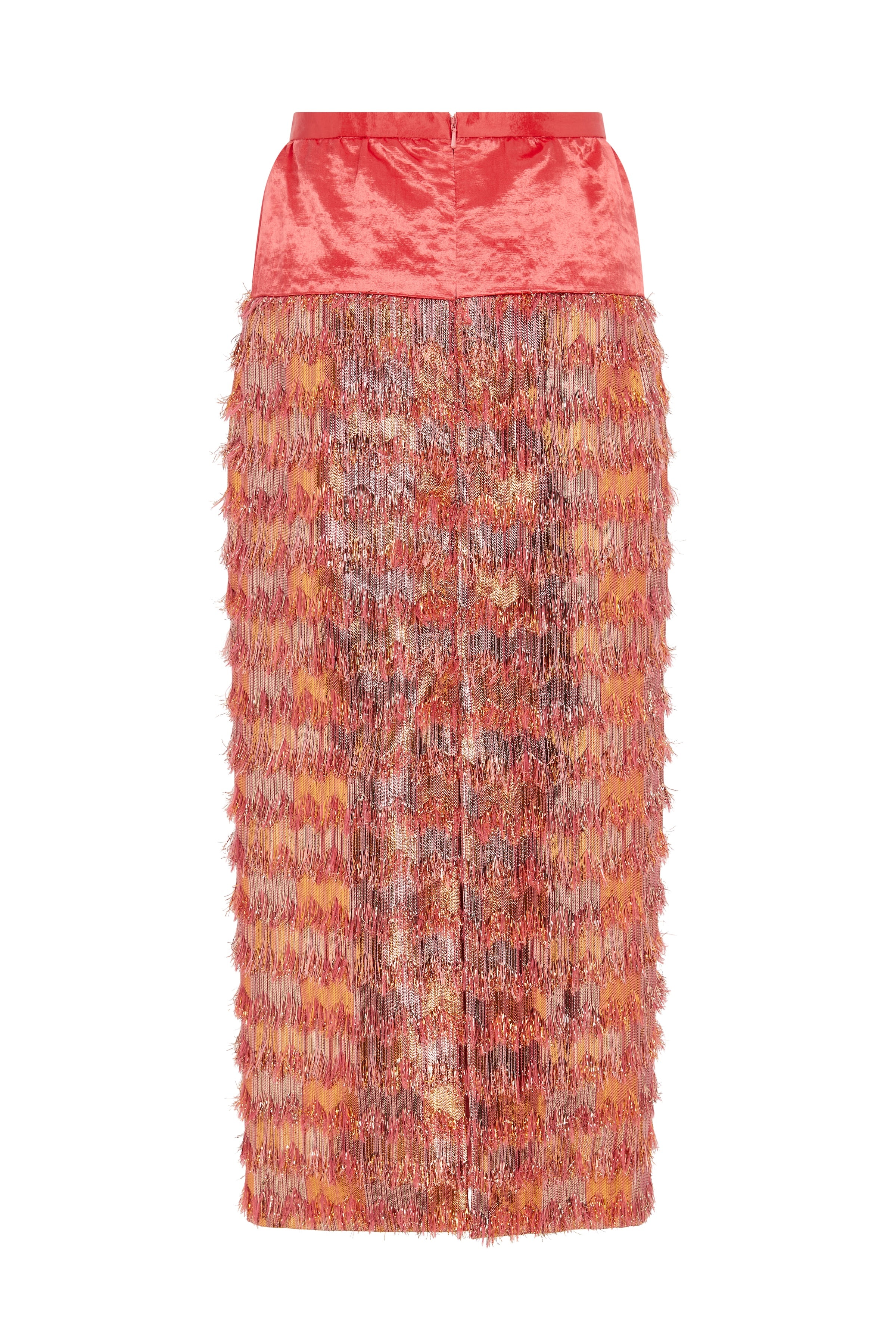 Ria Contrast Midi Skirt