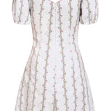 Esther Floral Striped Mini Dress