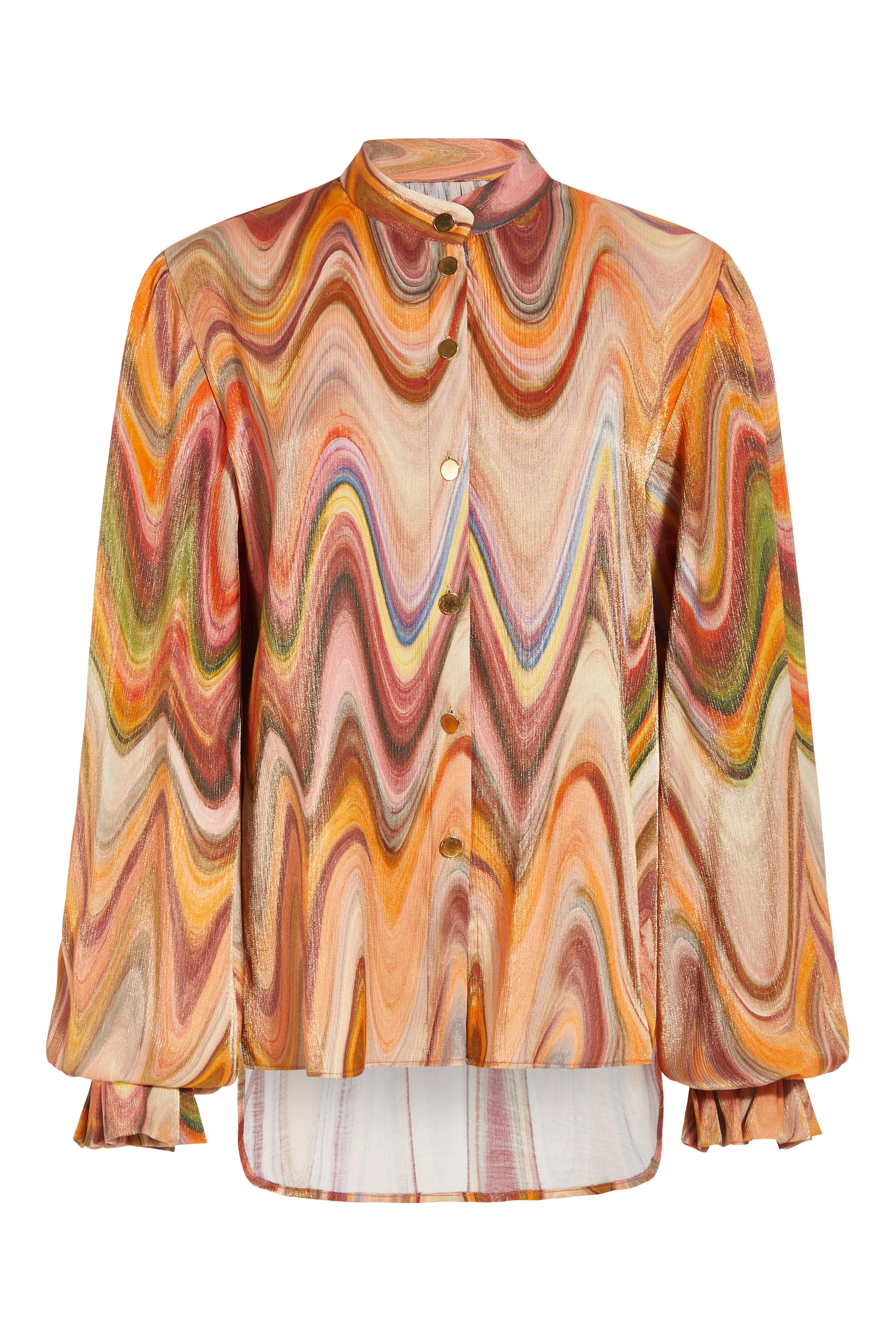 Bowie Sandstone Metallic Wave Top