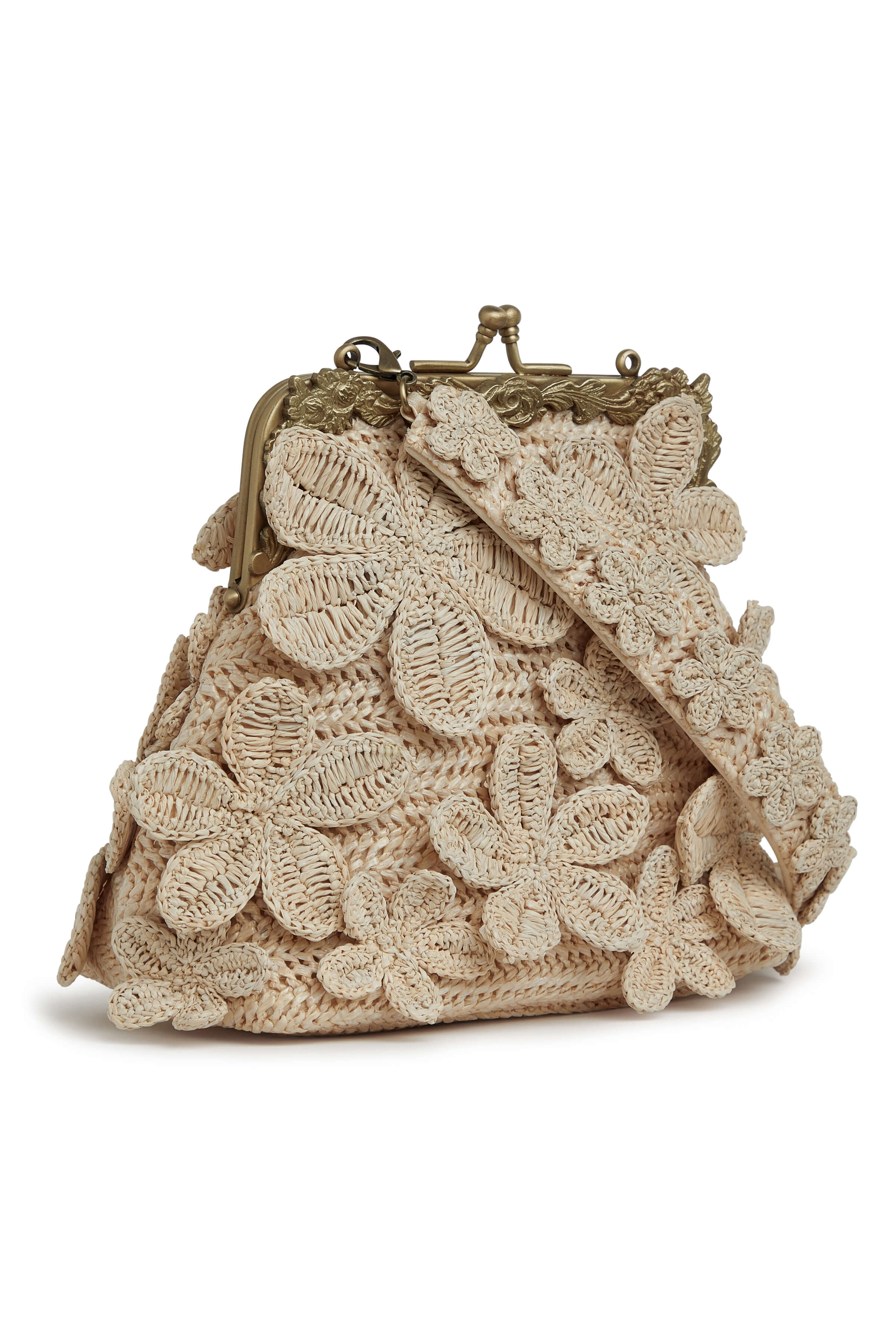 Leandra Natural Rattan Handbag