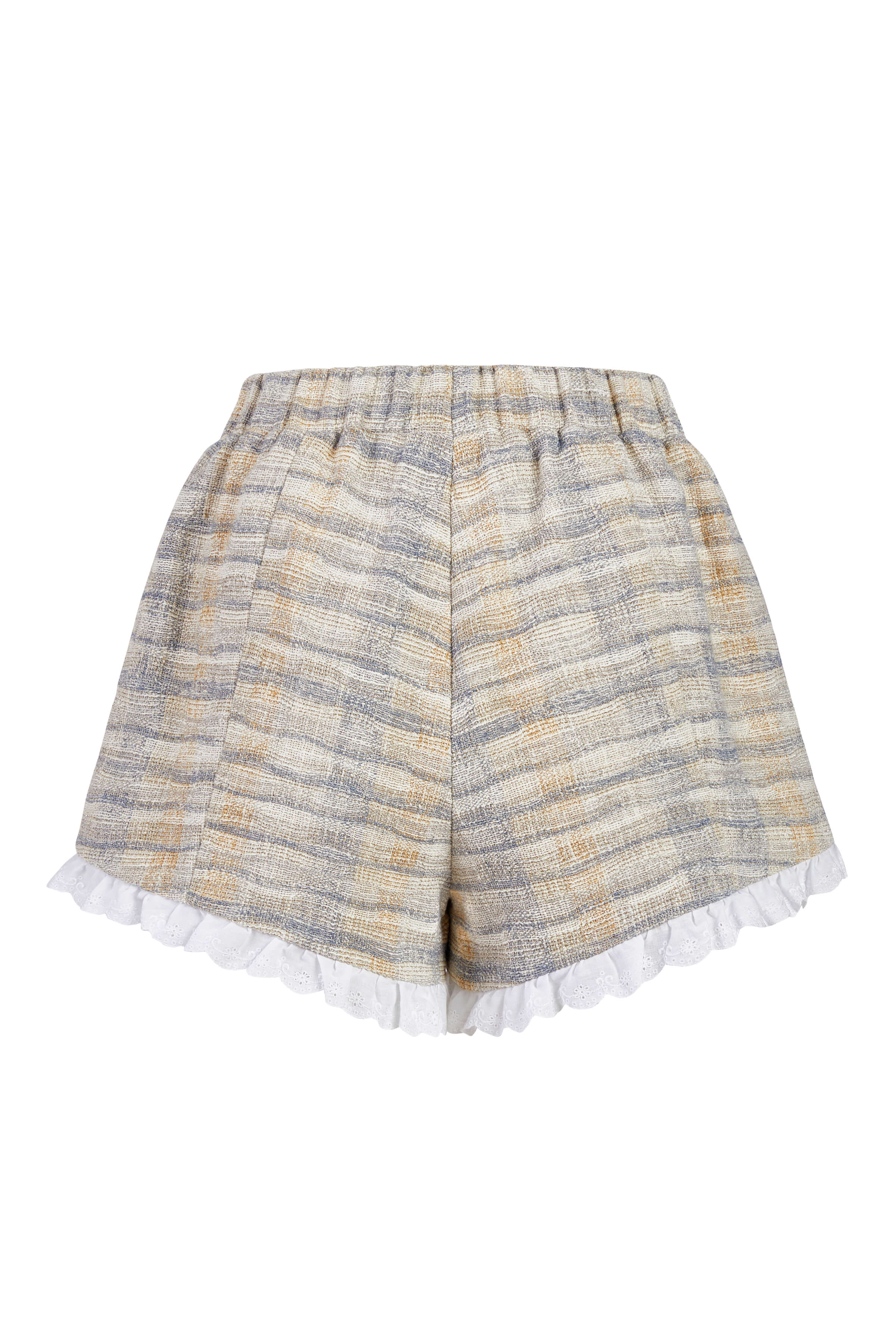 Thea Plaid Tweed Mini Short