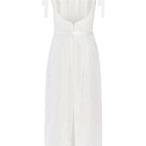 Viola Ivory Floral Embroidered Corset Dress