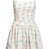 Daphne Floral Cotton Mini Dress