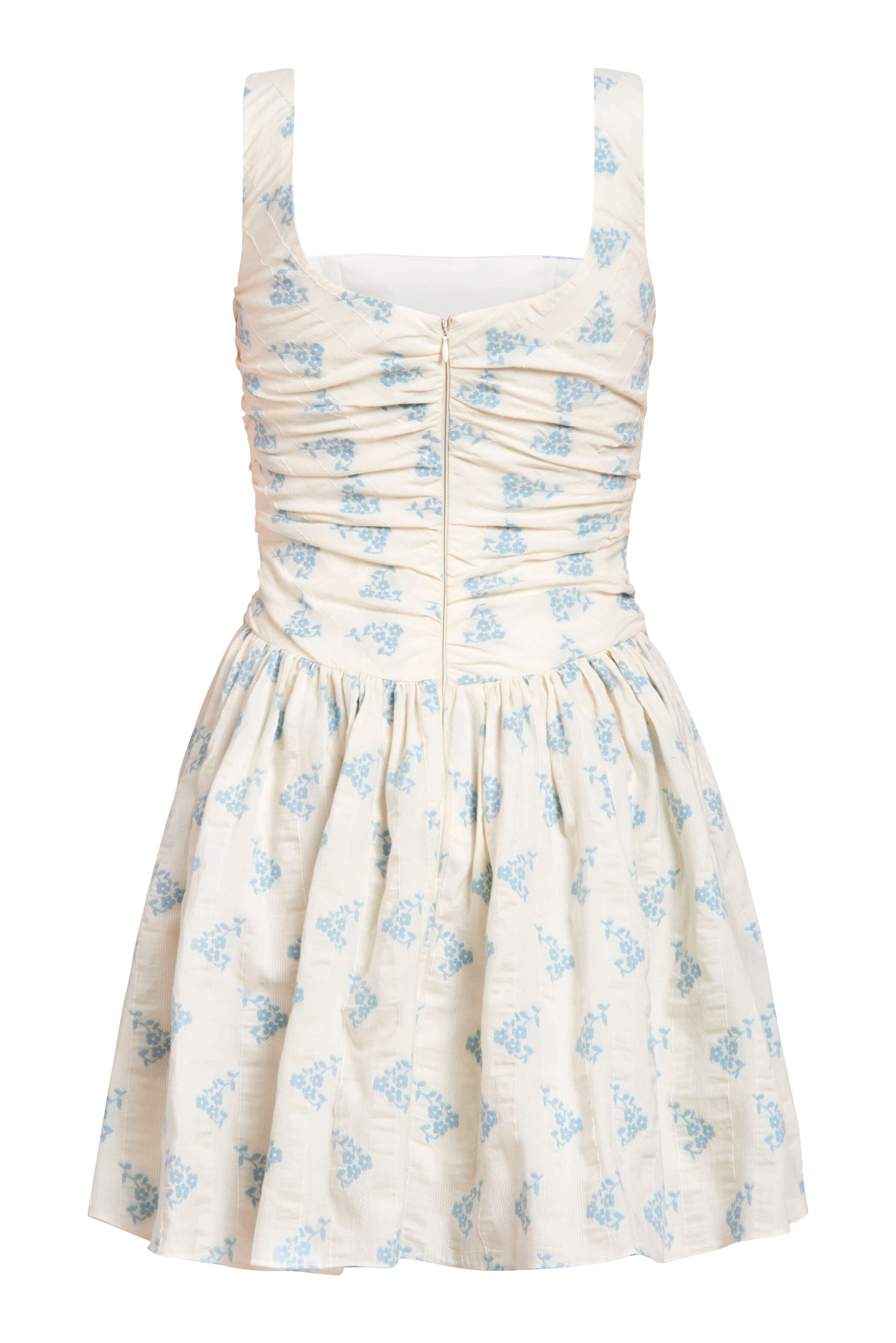 Daphne Floral Cotton Mini Dress