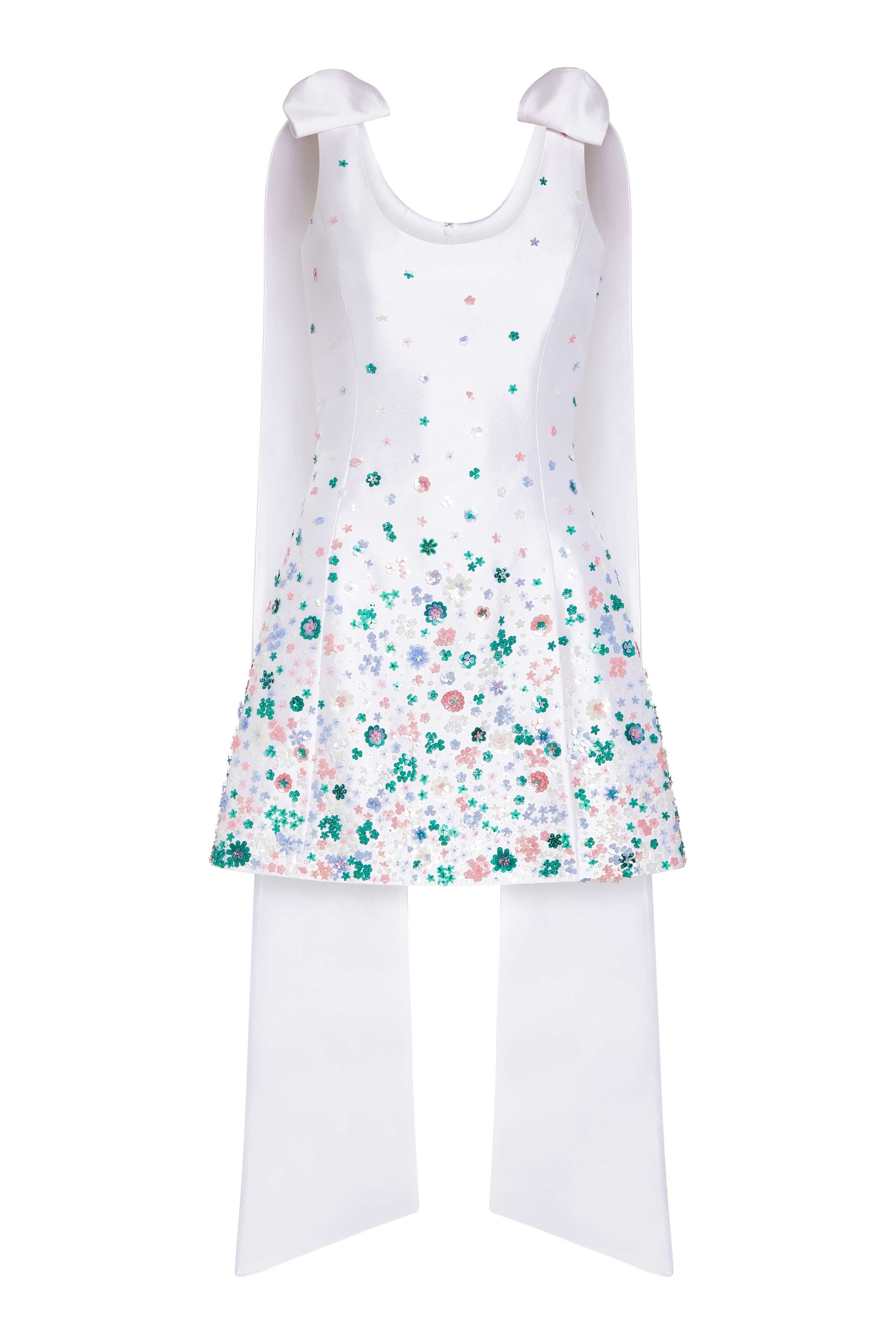 Daffodil Multicolor Beaded Mini Dress