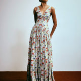 Honoree Tropical Floral Maxi Dress