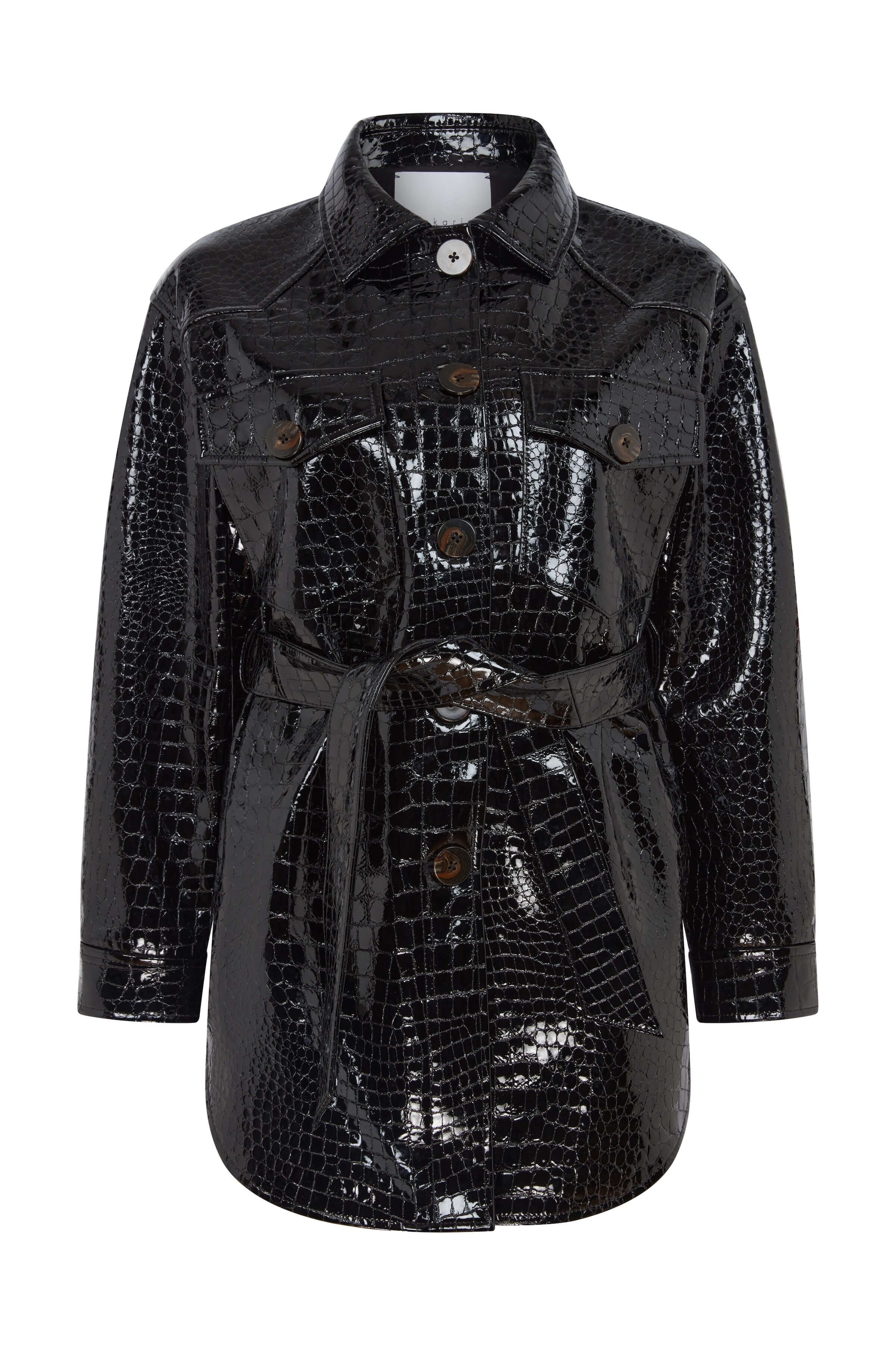 Claudine Leather Barn Jacket