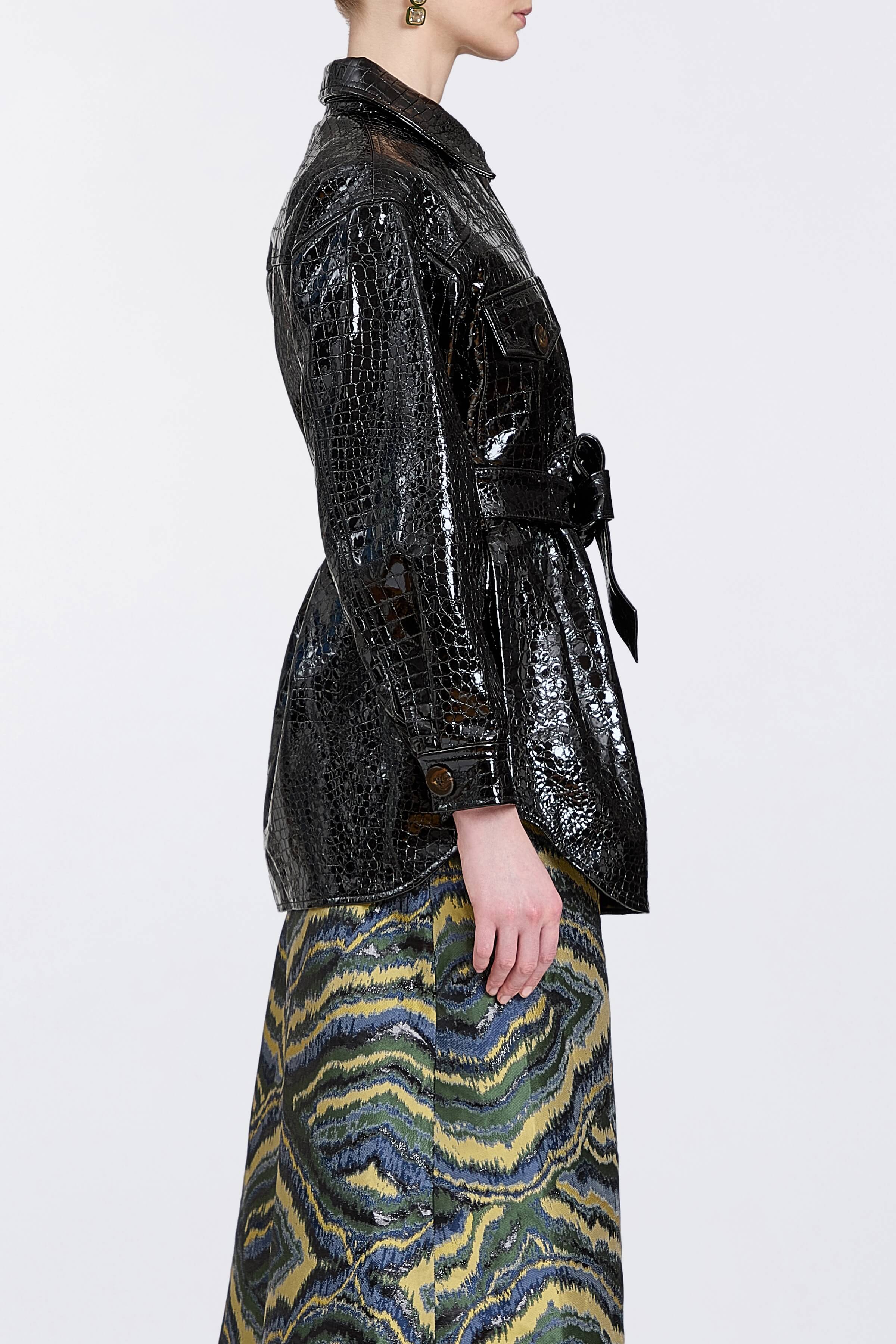 Claudine Leather Barn Jacket