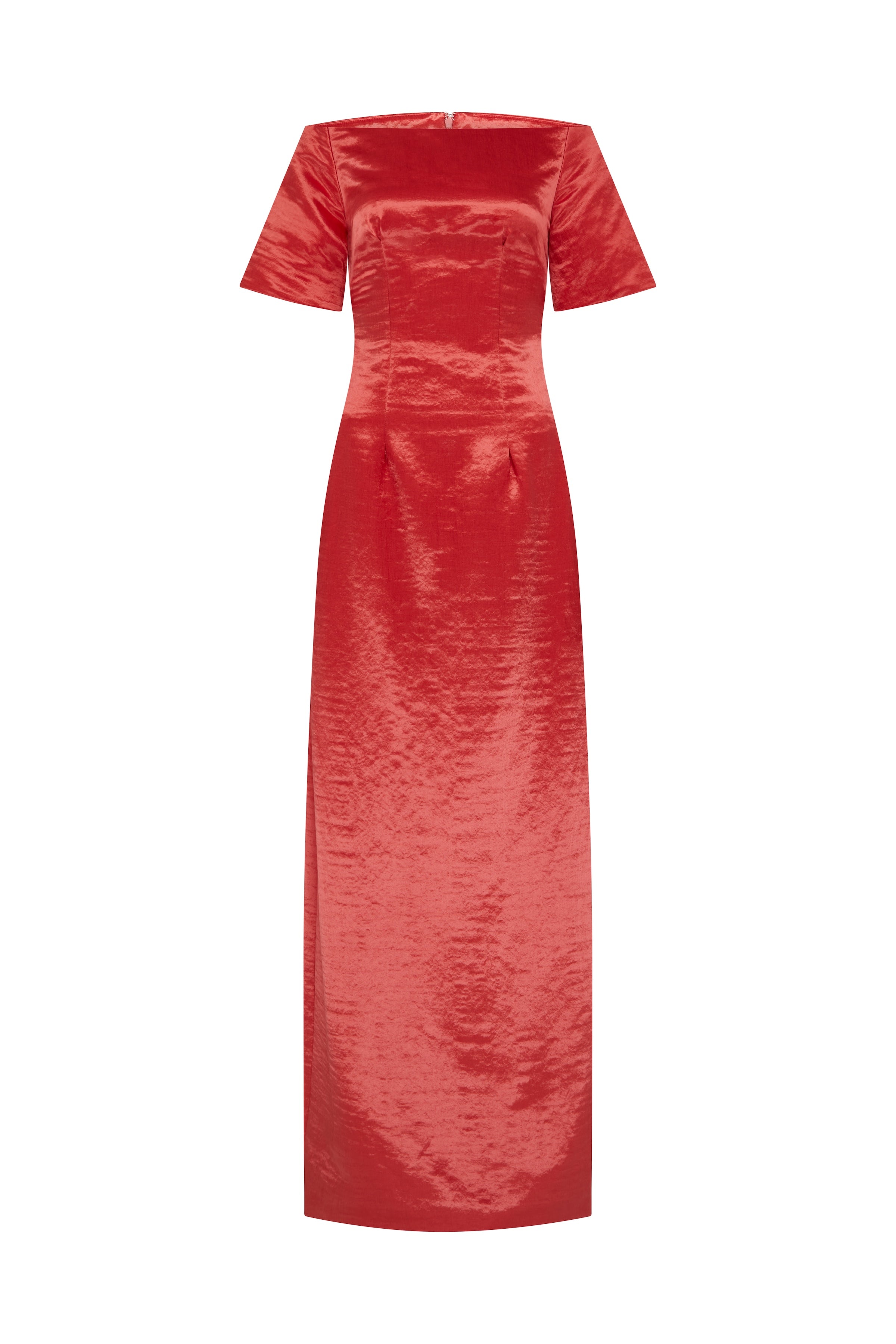 Gilda Short Sleeve Column Gown