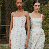 Odessa Ikat Column Gown