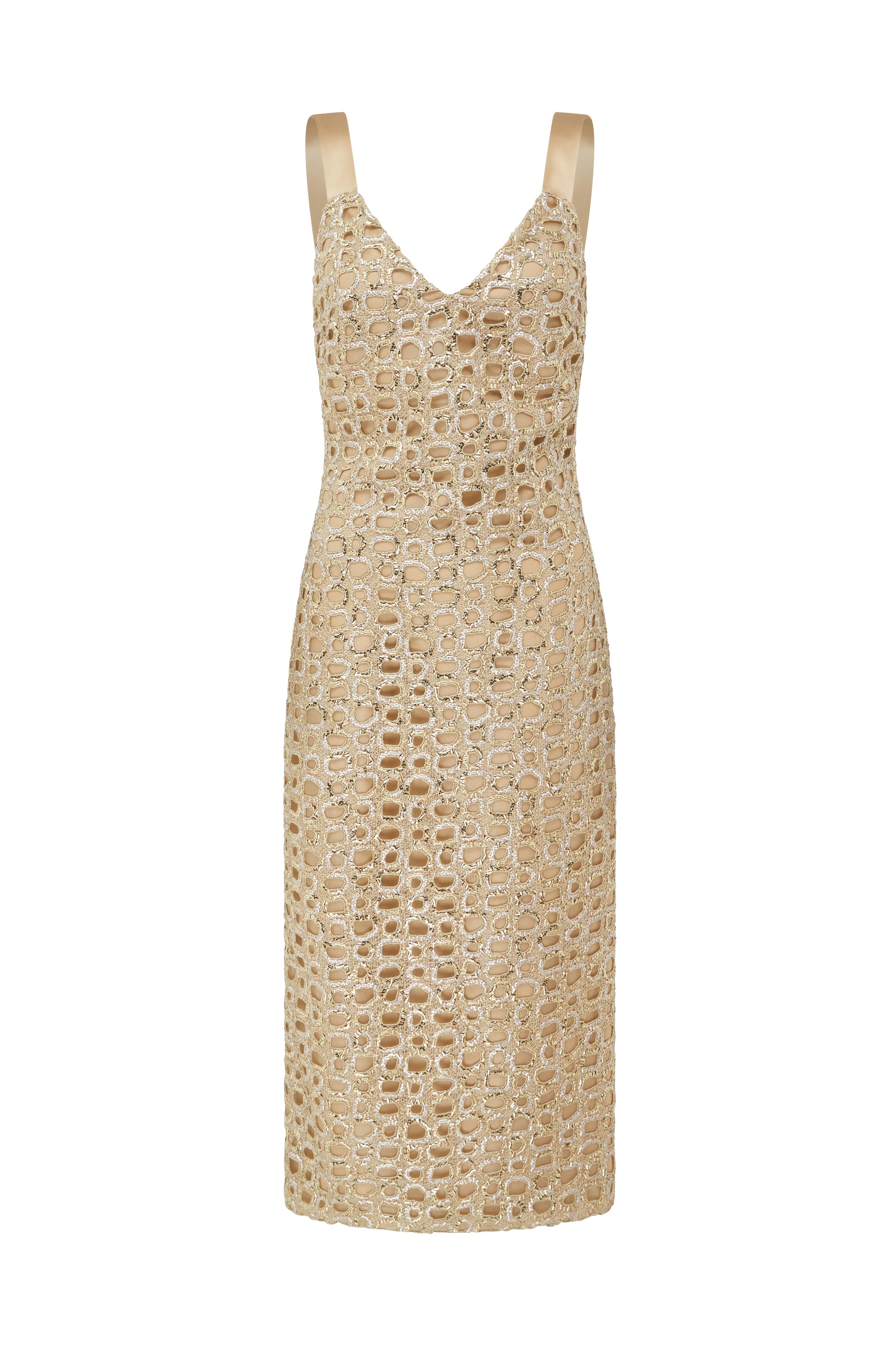 Dancing Queen Gold Sequin Shift