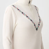 WN x Markarian Cream Zip-Up