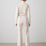 WN x Markarian Cream Ski Jumpsuit