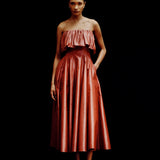 Bellamy Winterberry Taffeta Gown