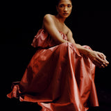 Bellamy Winterberry Taffeta Gown