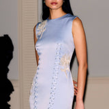 Junia Periwinkle Midi Dress