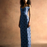 Rita Navy Bouquet Gown