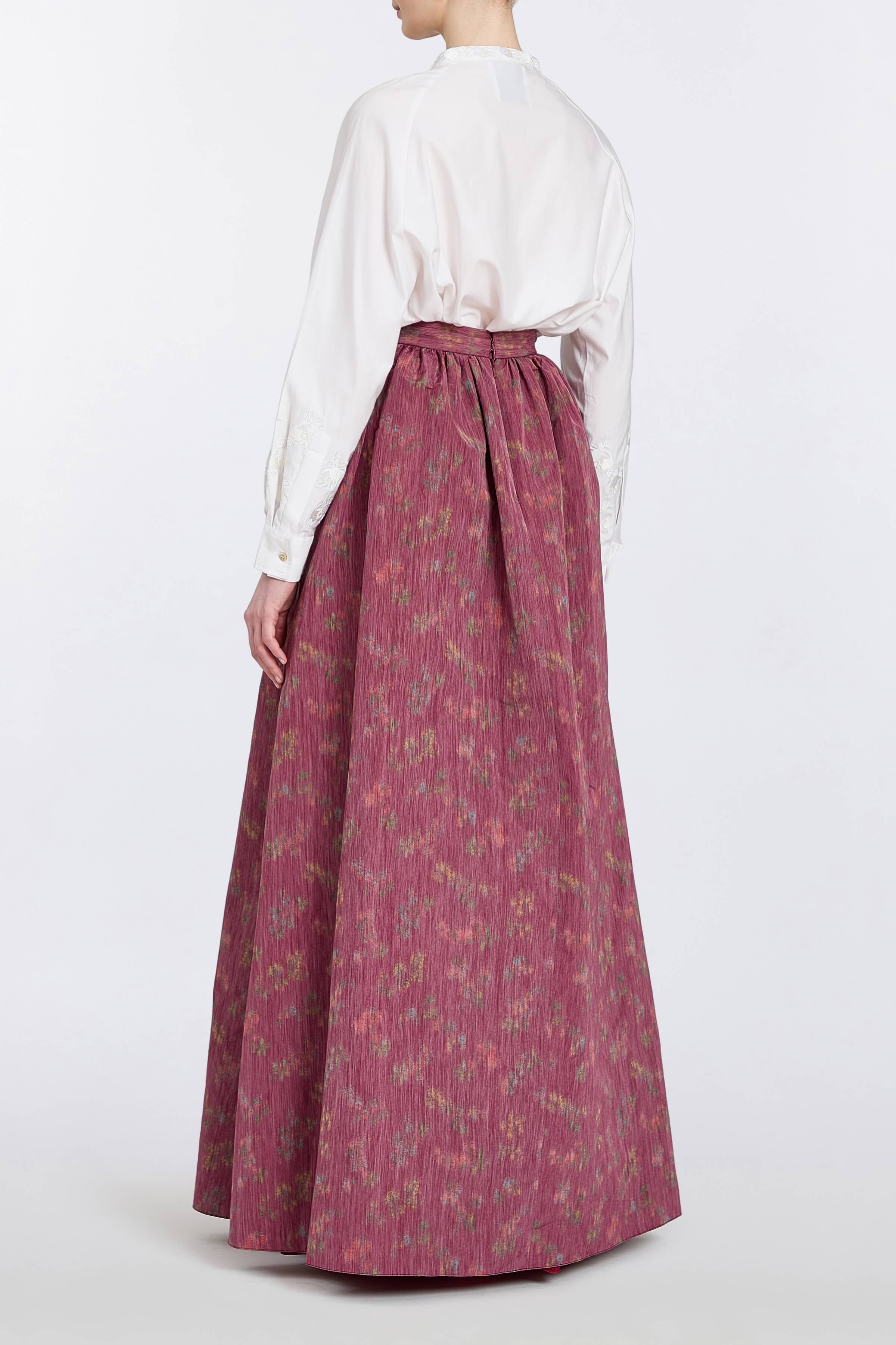 Morgaine Floral Ikat Full Skirt