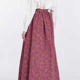 Morgaine Floral Ikat Full Skirt