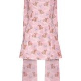 Gita Pink Bouquet Ikat Mini Dress