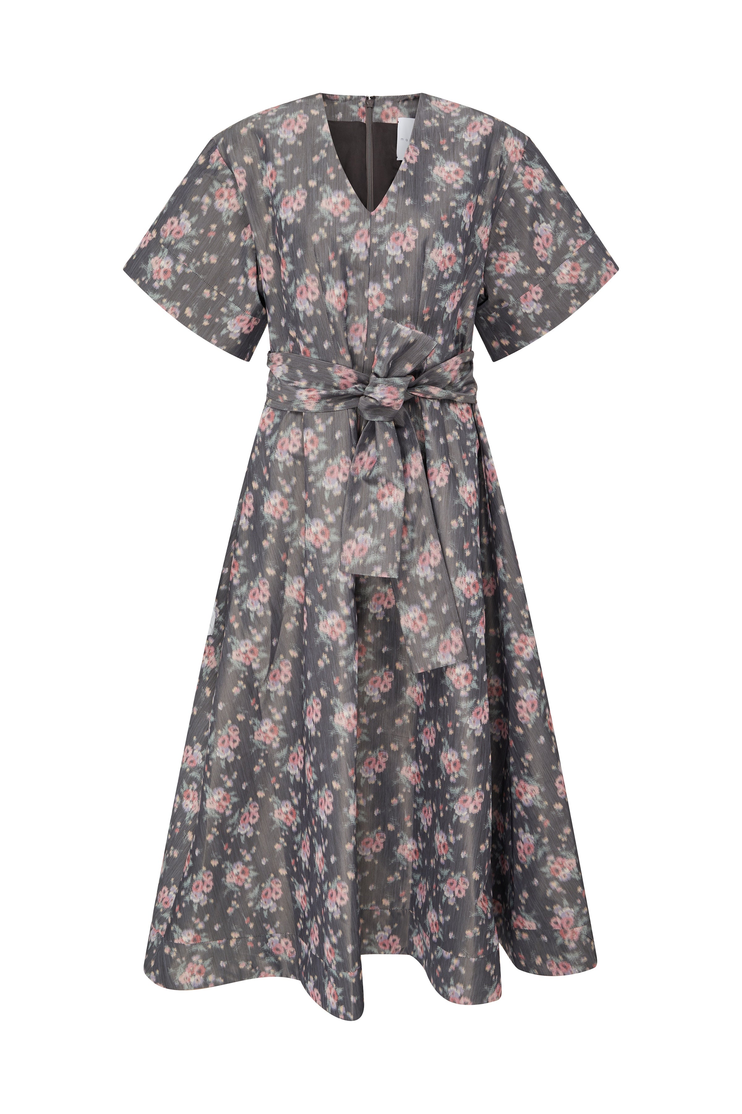 Lunetta Taffeta Pleated Dress