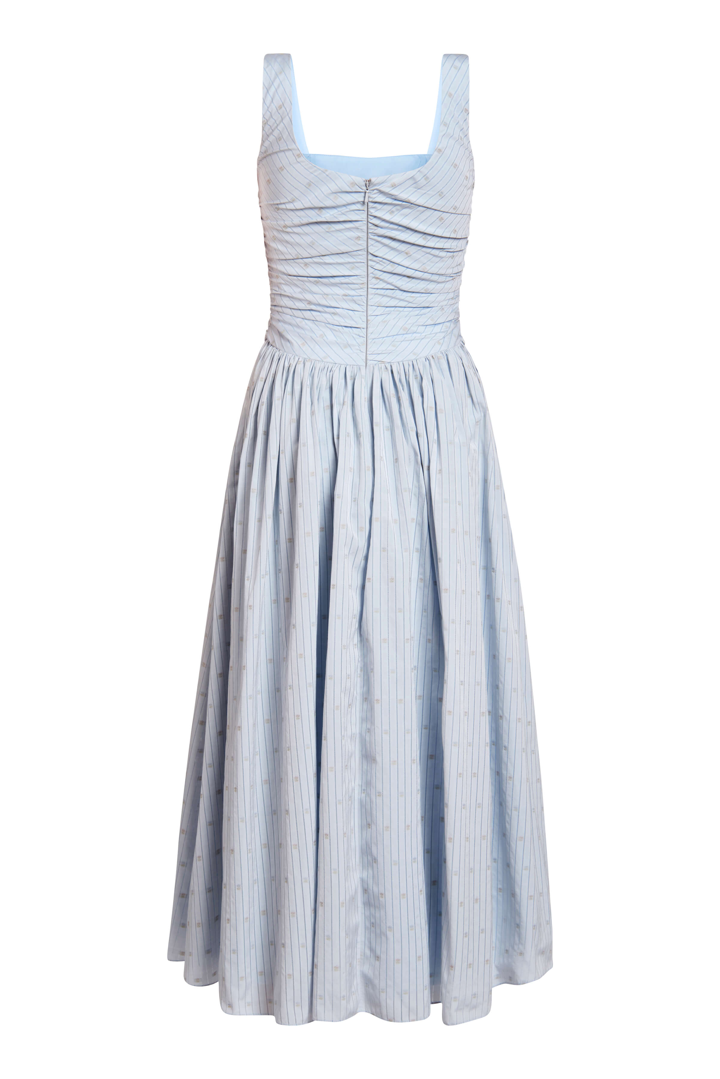 Maeve Ruched Bodice Midi Dress