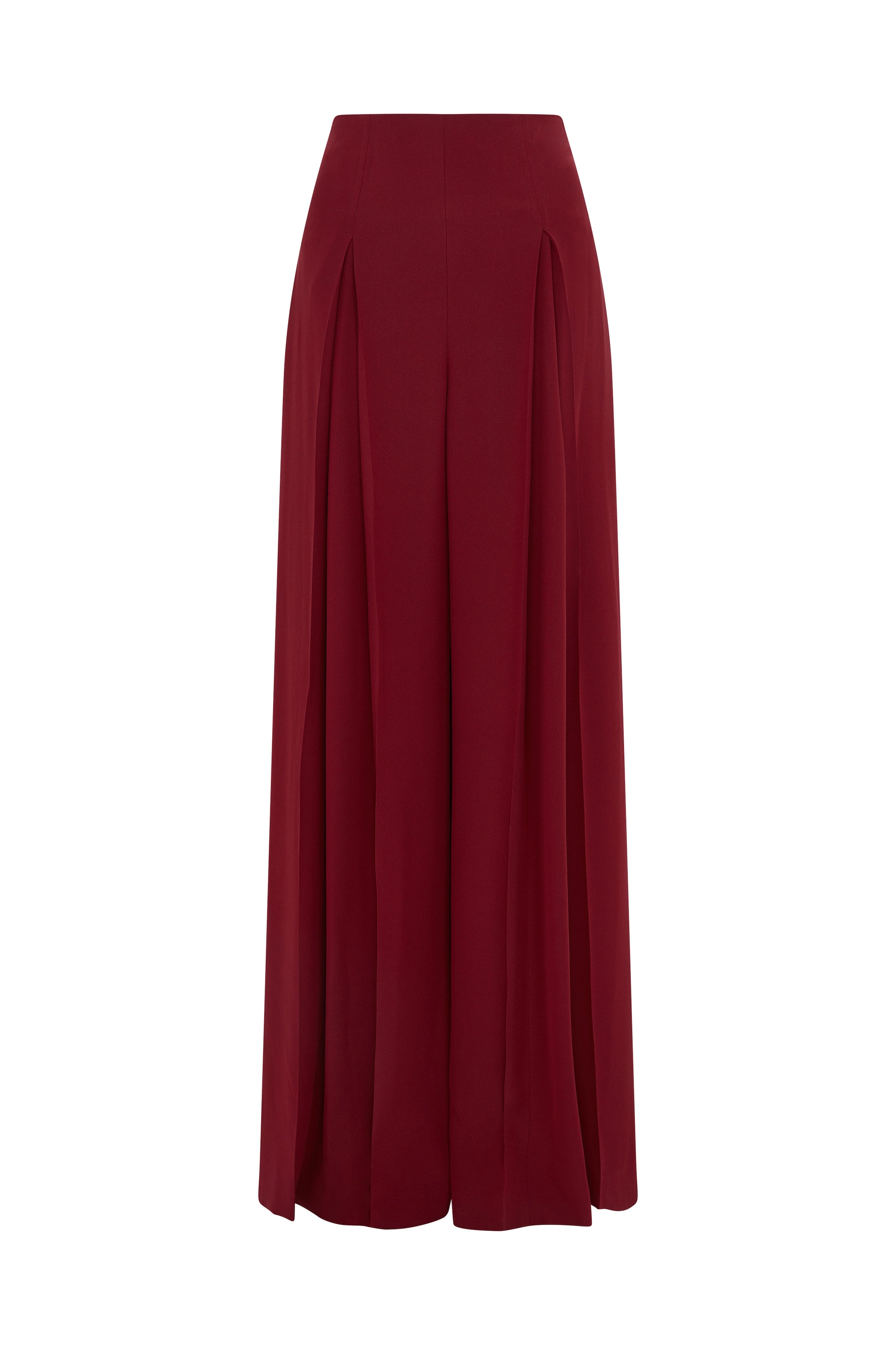 Lois Satin Pleated Wide Leg Pant