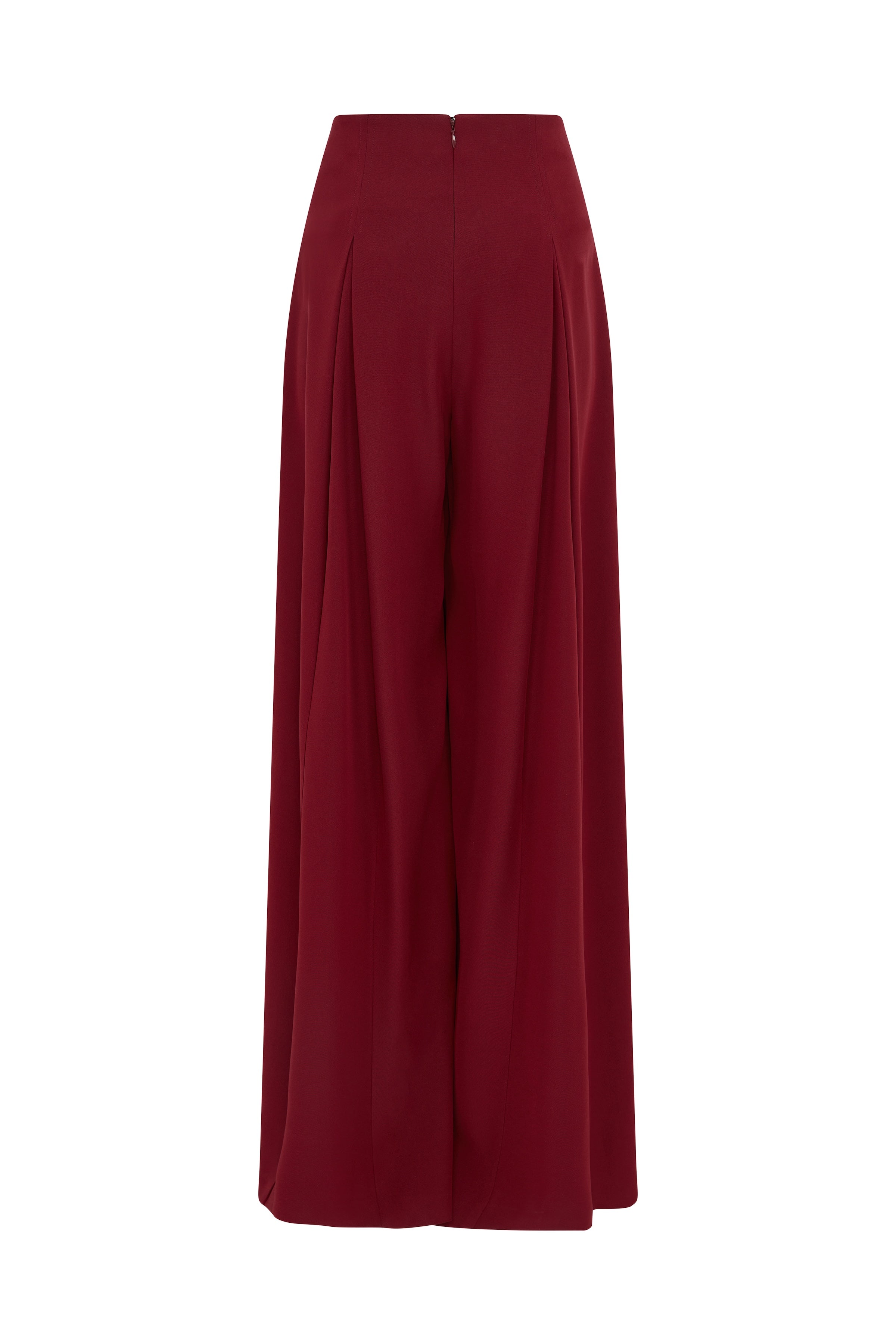 Lois Satin Pleated Wide Leg Pant