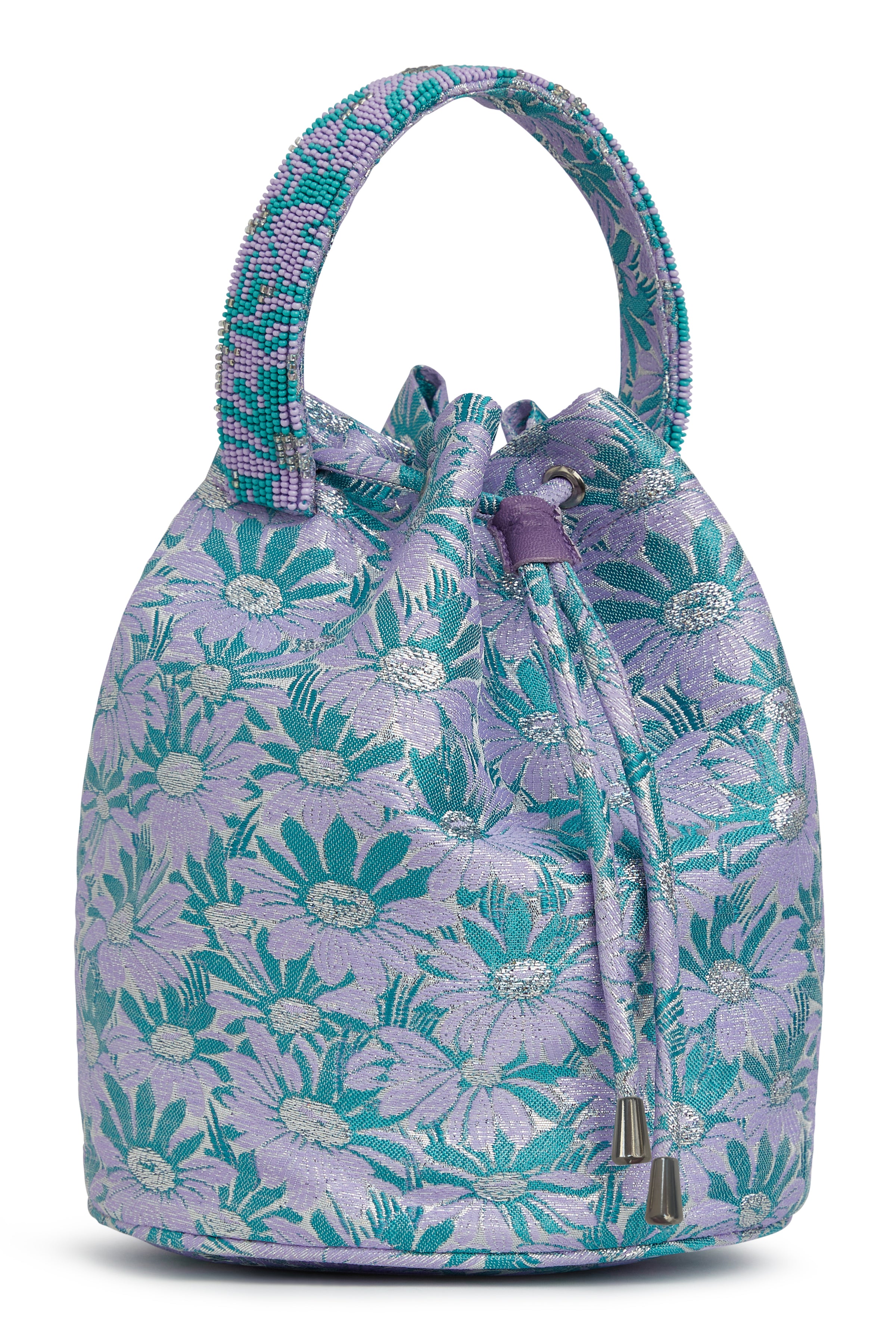 Bella Brocade Bucket Bag