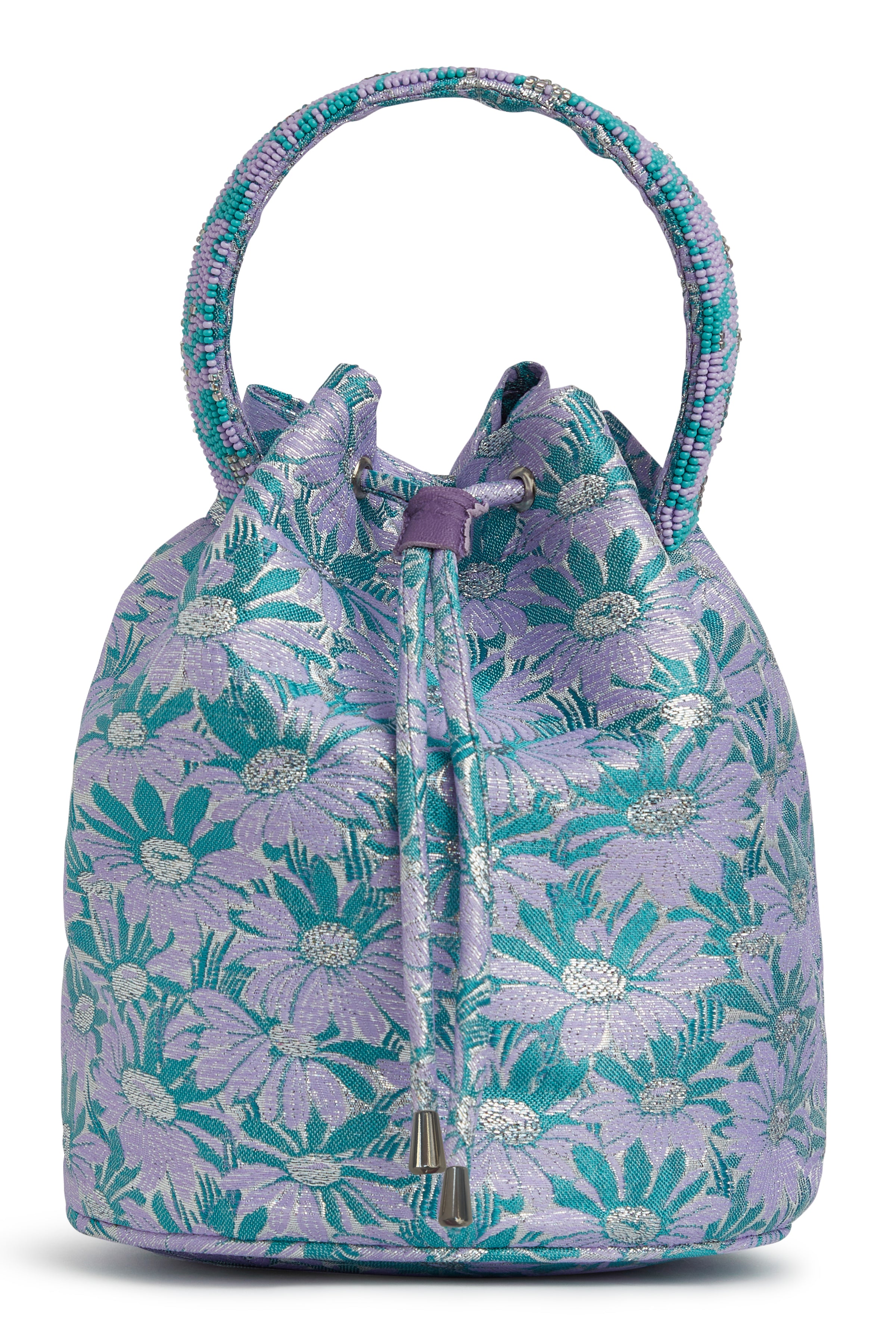 Bella Brocade Bucket Bag