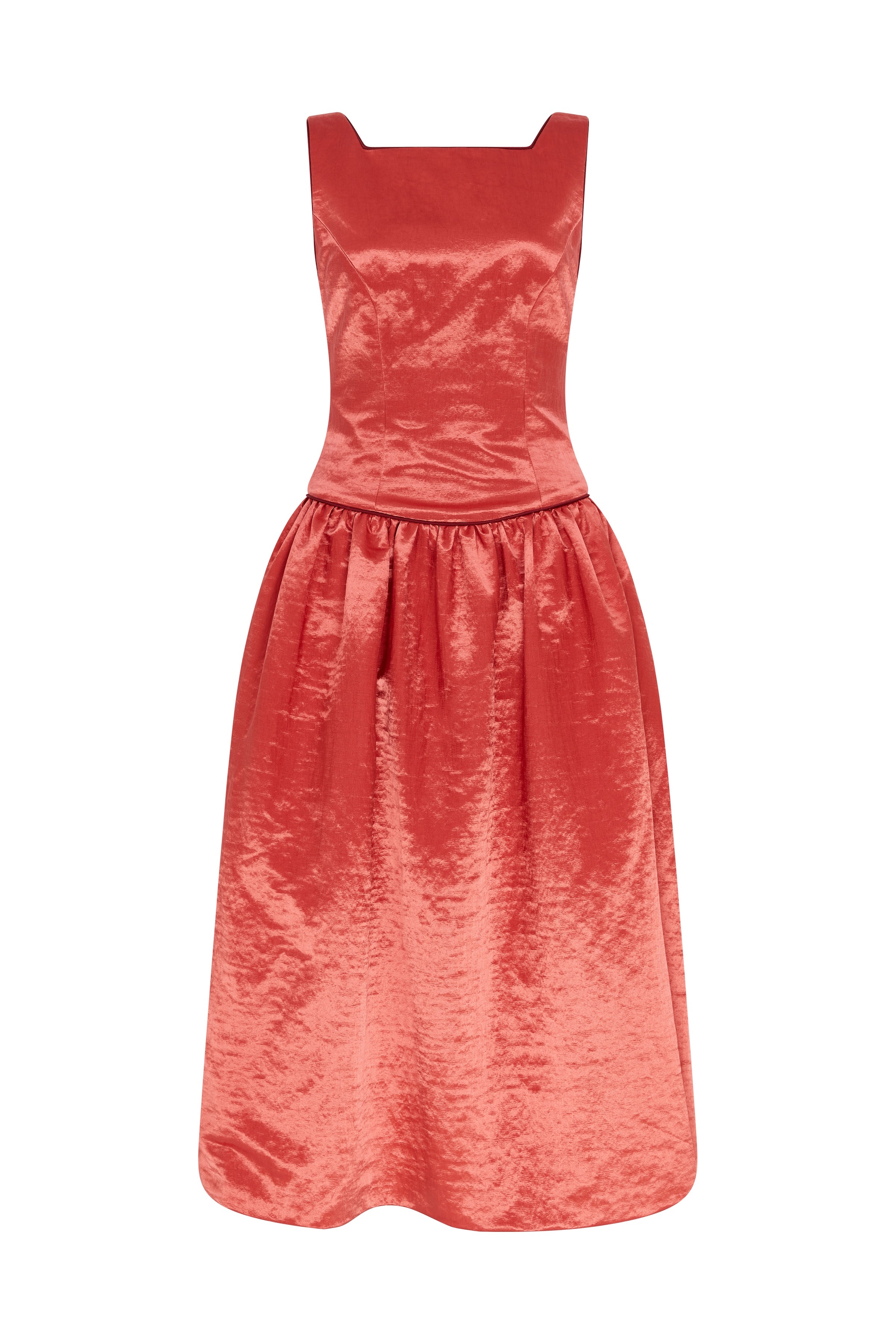 Delphine Drop Waist Midi Dress