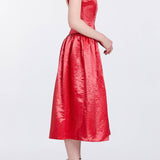 Delphine Drop Waist Midi Dress