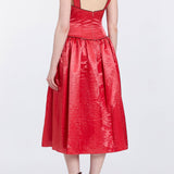 Delphine Drop Waist Midi Dress