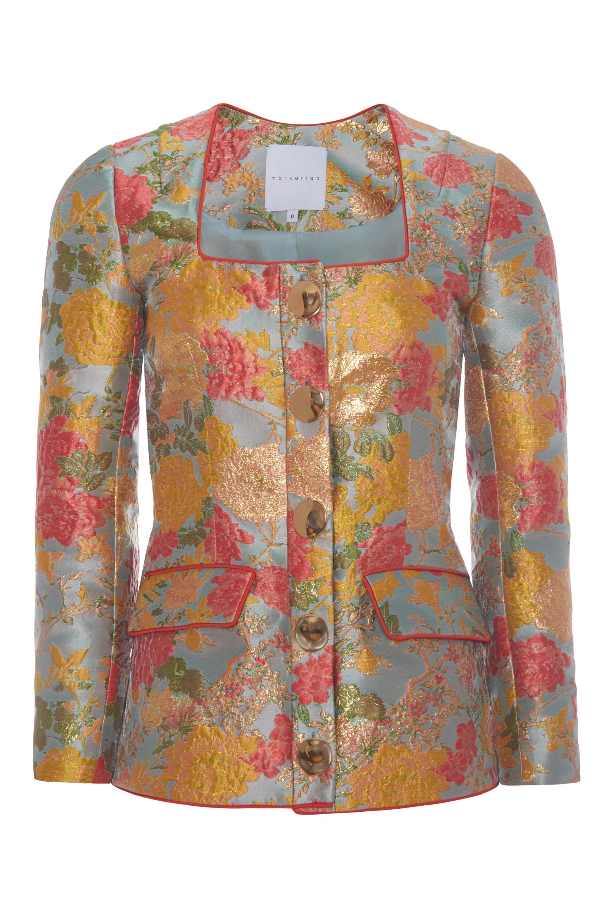 Chiara Floral Jacquard Jacket