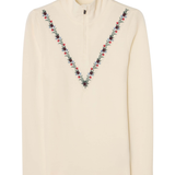 WN x Markarian Cream Zip-Up