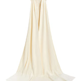 Titania Ivory Gown With Shoulder Trains