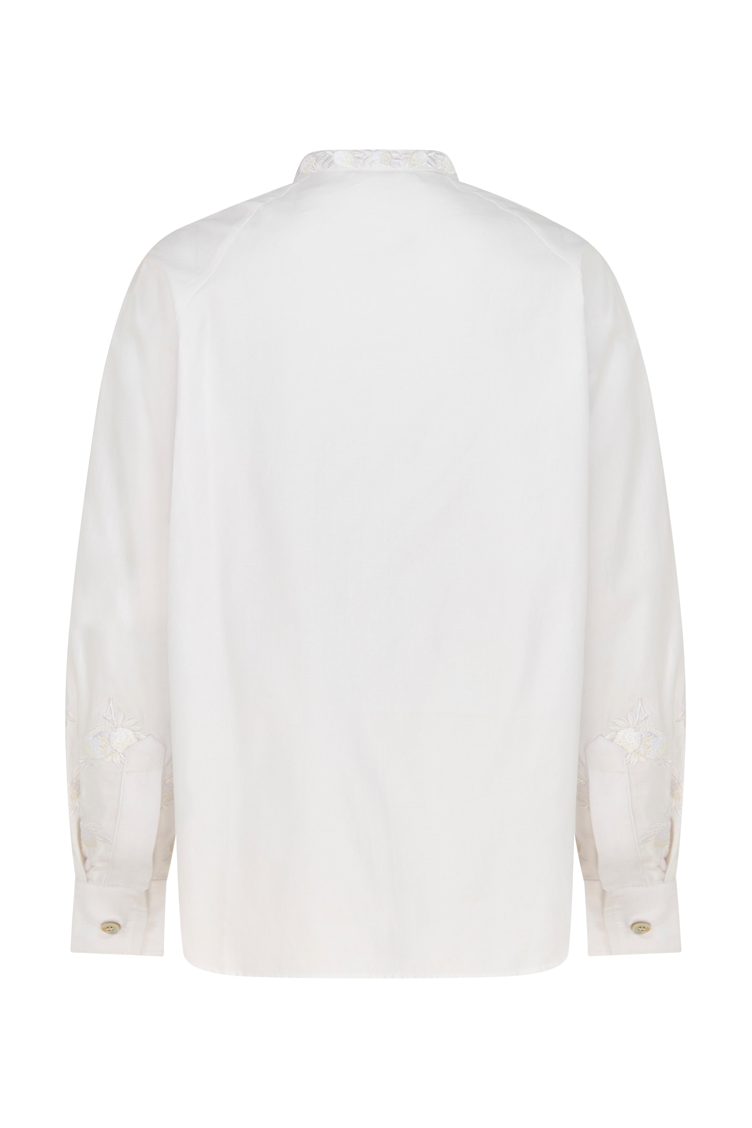 Margery Pomegranate Cotton Shirt