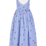 Nara Sequin Embroidery Midi Dress